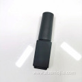 Black empty 10ml square frosted nail polish bottle